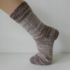 Handgestrickte Wollsocken Gr. 40 – Braun-im-Farbverlauf
