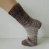 Handgestrickte Wollsocken Gr. 40 – Braun-im-Farbverlauf – Bild 2