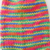 Handgestrickte Socken Gr. 37 – Bunt gestreift für Allergiker – Bild 4