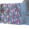 Handgestrickte Wollsocken Gr. 42 – Grau-mit-Muster-im-Bein (Kopie) – Bild 4