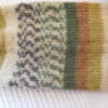 Handgestrickte Wollsocken Gr. 44-grün-gestreift – Bild 4