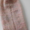 Handgestrickte Wollsocken Gr. 46 – Rose-Beige-mit Steifenmuster im Bein – Bild 4