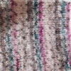 Handgestrickte Wollsocken Gr. 46 – Rose-Beige-mit Steifenmuster im Bein – Bild 5