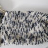 Handgestrickte Wollsocken Gr. 43-Zebradesign-schwarz-weiß – Bild 4